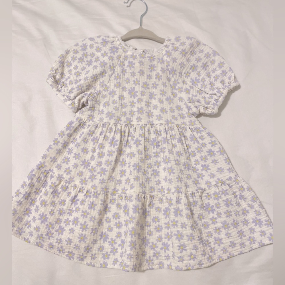 Zara dress with puff sleeve